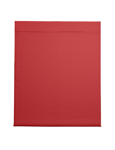 Drap plat Harmonie Satin de coton coloris Pastèque
