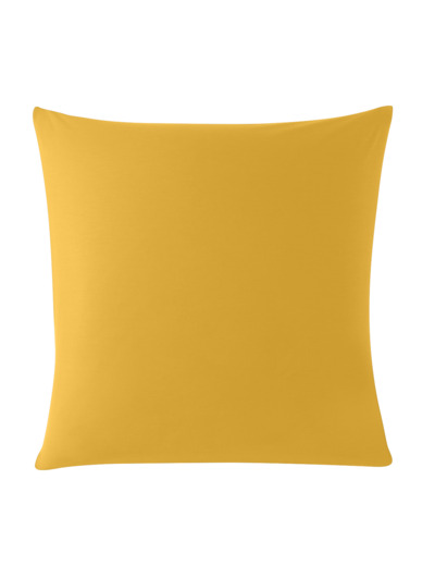 Taie d'oreiller Studio Coton Jaune