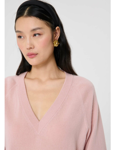 Pull Paz-Vieux Rose en Cachemire