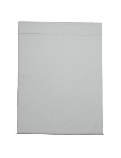 Drap plat Harmonie Satin de coton coloris Gris