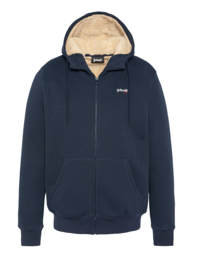 Sweatshirt zippé à capuche