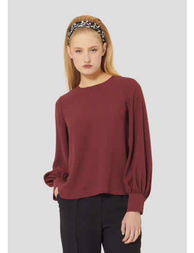 Top Tacci-Bordeaux en Polyester