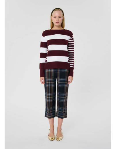 Pull Poetesse-Bordeaux en Polyester