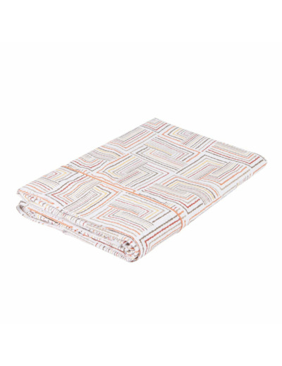 Drap plat Dédale | 120 fils et passepoil | Tradition des Vosges