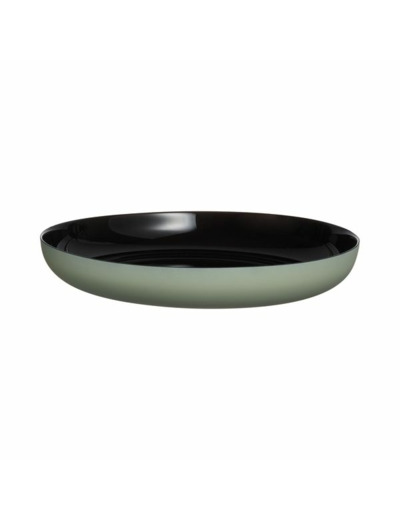 Assiette 25cm noir sauge Vicky