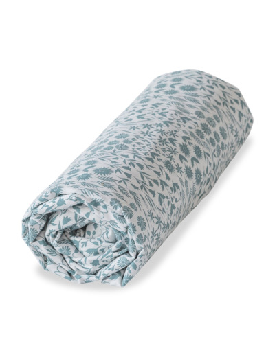 Drap housse Prairie | Linge de lit percale | Tradition des Vosges