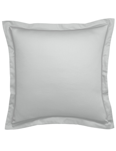 Taie d'oreiller Harmonie Satin de coton coloris Gris