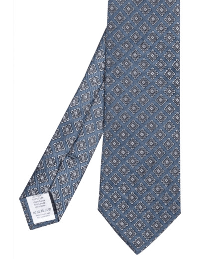 Cravate Bleue À Losanges