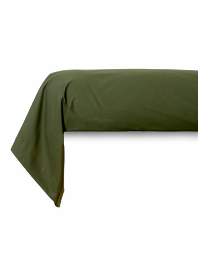 Taie Traversin Lierre | Percale de coton | Tradition des Vosges