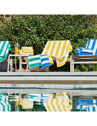 Drap de plage Les Planches | Eponge 550g/m² | Tradition des Vosges