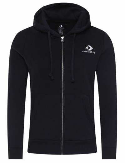 Star Chevron Emb Fz Hoodie Navy