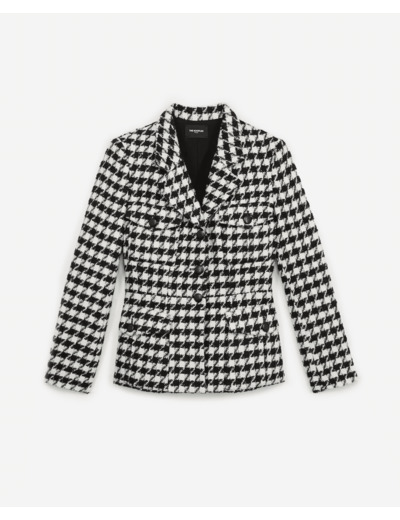 Veste De Costume Multiples Poches Au Devant