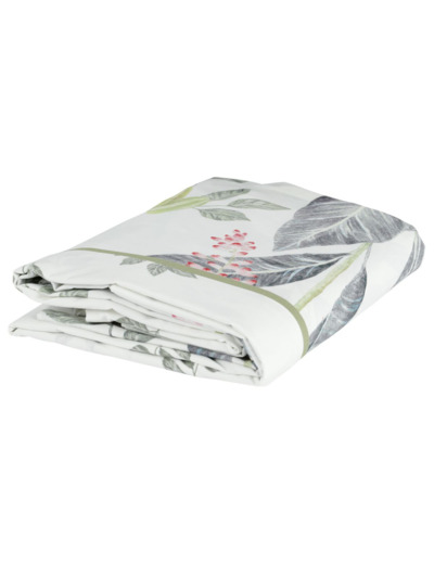 Drap plat Madinina exotique | Percale de coton | Tradition des Vosges