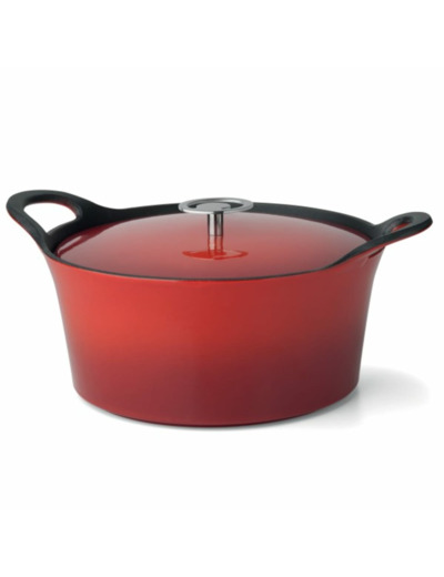 COCOTTE EN FONTE 24 CM COMPATIBLE TOUS FEUX ET FOUR