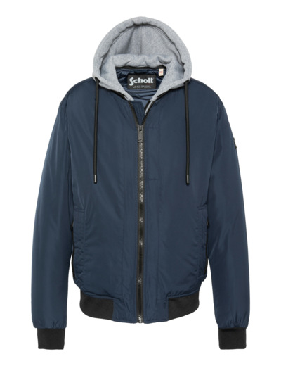 Blouson à capuche avec plastron amovible