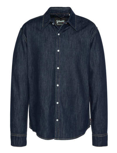 Chemise manches longues en denim