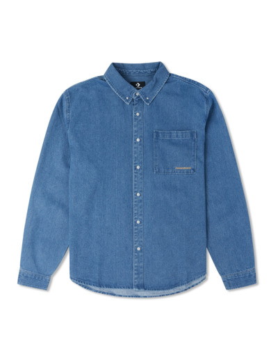 Ls Oxford Denim Shirt Denim