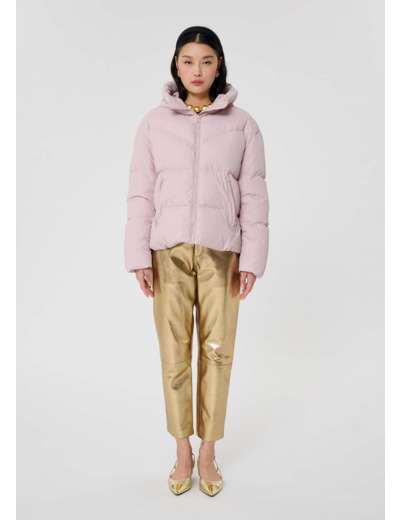 Doudoune Dolores-Vieux Rose en Polyester