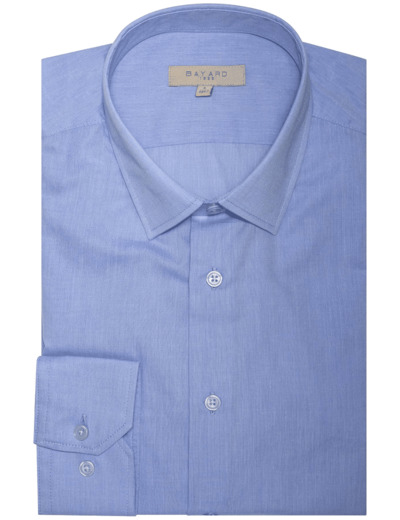 Chemise Manches Longues Bleu Ciel