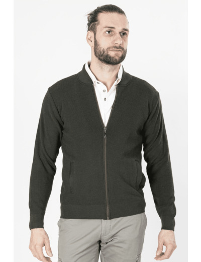 Gilet Zippé Marine