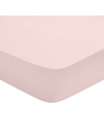 Drap Housse Studio Coton Poudre