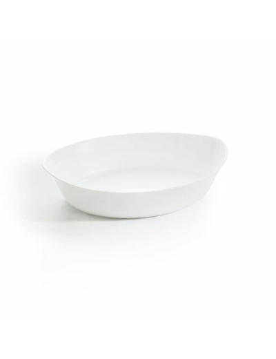 Plat de cuisson ovale 38x23cm blanc Smart Cuisine