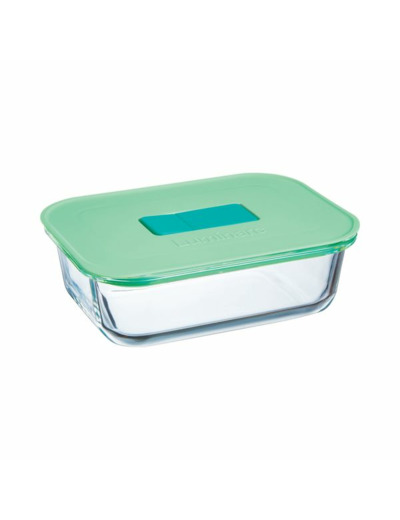 Boite rectangulaire 63cl couvercle vert Unique Box