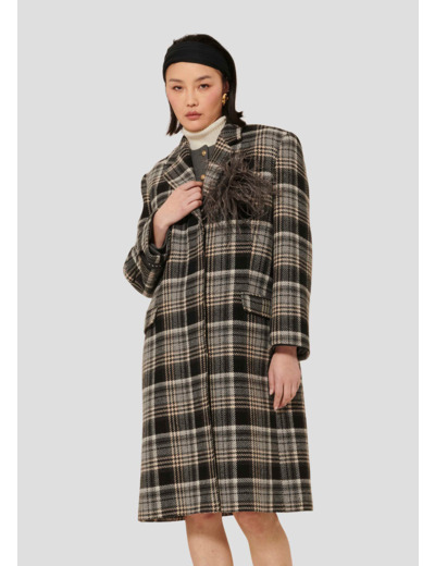 Manteau Marcel-Gris en Laine