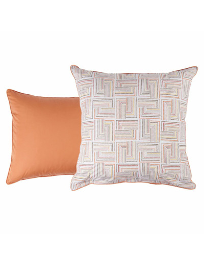 Taie d'oreiller Dédale | Réversible | Tradition des Vosges