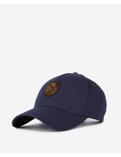 Casquette Bleu Marine Avec Patch Blason