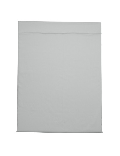 Drap plat Partition Satin de coton Coloris Acier