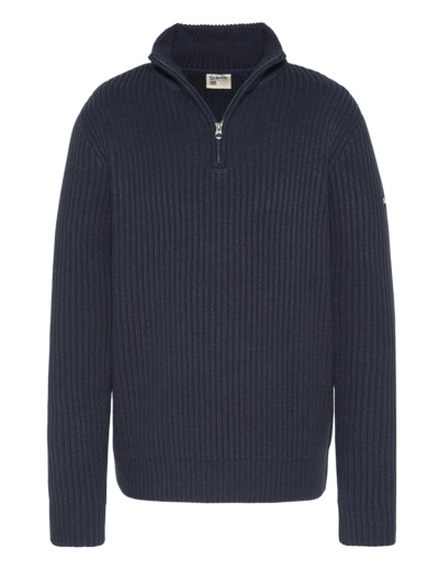 Pull camionneur maille côtelé