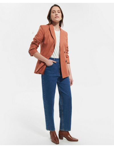 Veste Veneziana Cognac en Coton