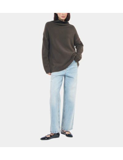 Pull En Cachemire Kaki