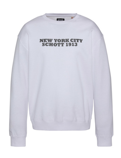 Sweatshirt imprimé col rond