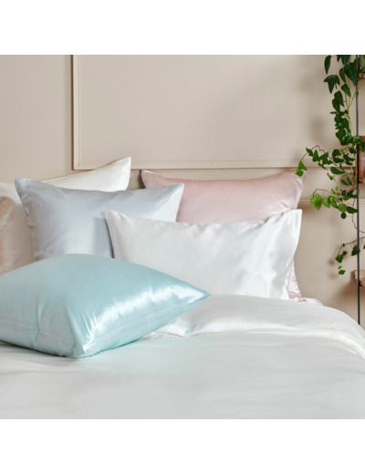 Taie d'oreiller en Soie de mûrier 22 mommes | Tradition des Vosges