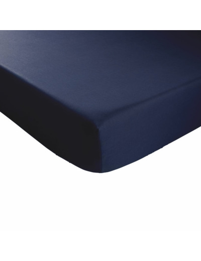 Drap housse - Coton thermorégulé - Marine