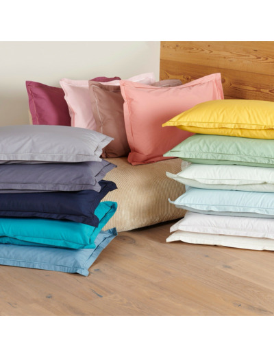 Taie d'oreiller haut de gamme | Percale 80 fils | Tradition des Vosges