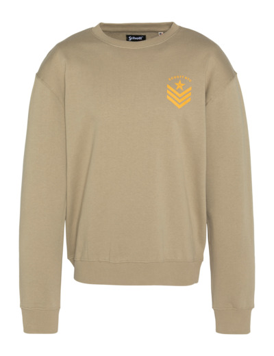 Sweatshirt imprimé army col rond