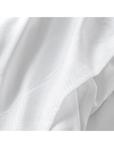 DRAP PLAT | Bord De Mer - Blanc/Blanc