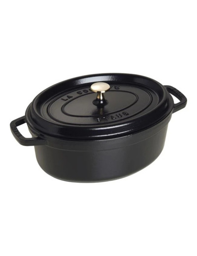 COCOTTE OVALE 29cm 4.2L Noir mat