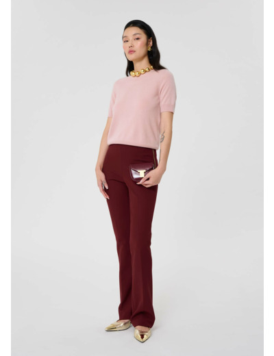 Pull Peer-Vieux Rose en Cachemire