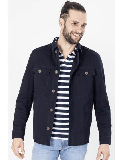 Veste De Travail En Toile Kaki