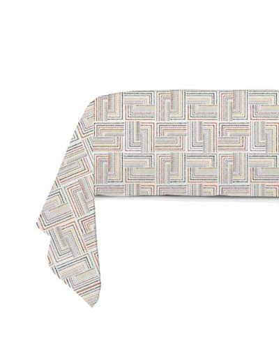 Taie de traversin Dédale | Percale à motifs | Tradition des Vosges